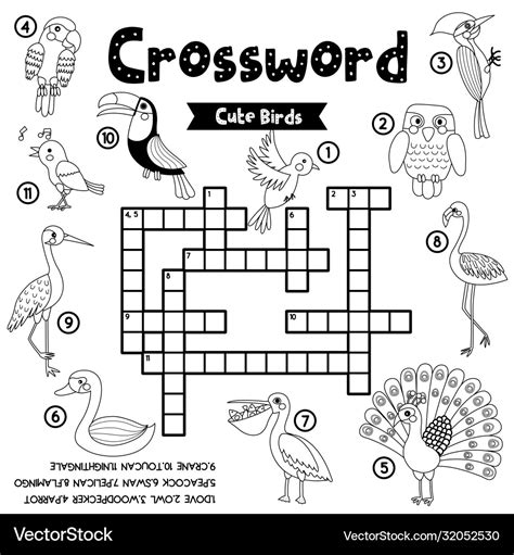 type of bird crossword